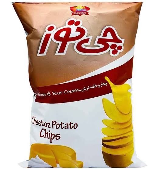 چی توز چیپس پنیرچدارو خامه ترش140 گرمی